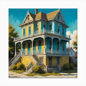 Victorian House 2 Canvas Print