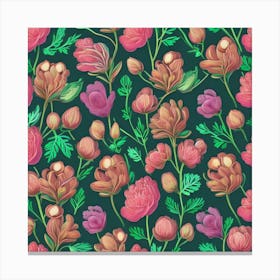 Floral Pattern 9 Canvas Print