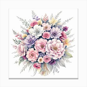 Bouquet Of Flowers 5 Canvas Print