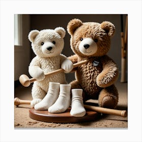 Teddy Bears Canvas Print