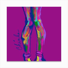 Her Stance Canvas Print