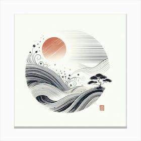 Japanese Art Canvas Print
