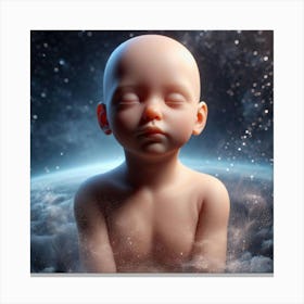 Dreaming Baby Canvas Print