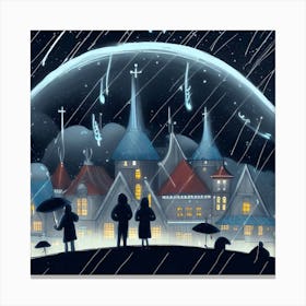 Snow Globe Canvas Print