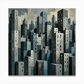 Cityscape 14 Canvas Print