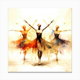 Dances Moves - Ballerina Cast Canvas Print
