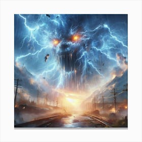 Lightning Storm 51 Canvas Print
