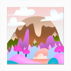 Mountain Landscape Canvas Print