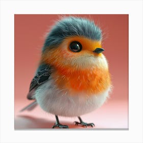 Cute Little Bird 33 Canvas Print