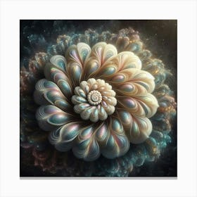 Fractal Flower Canvas Print