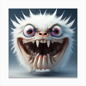 Leonardo Select A 3d Hd Monster Face Big Eyes Clearly Visible 0 Canvas Print
