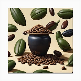 Coffee Beans 325 Canvas Print