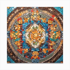 Mosaic Mosaic Mosaic Canvas Print