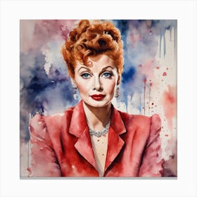 Lucille Ball 2 Canvas Print