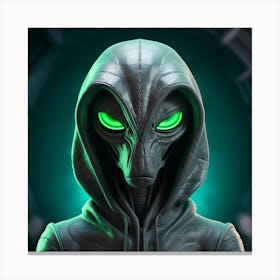 Alien Hood 1 Canvas Print