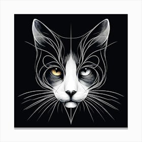 Creative Feline Cat Artwork 94 Canvas Print