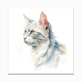 Minuet Cat Portrait Canvas Print