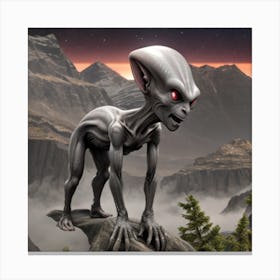 Alien Creature 3a Canvas Print