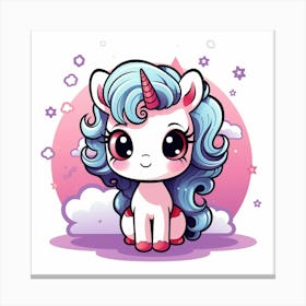 Cute Unicorn 555 Canvas Print