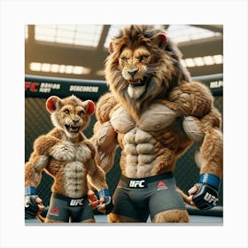 Ufc Lions Canvas Print