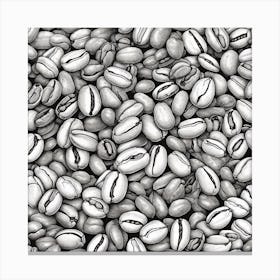 Coffee Beans By Person Canvas Print