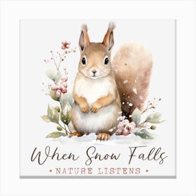 05 Winterwoodland Canvas Print