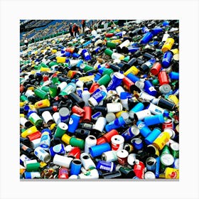 Stadium Full Of Cans Canvas Print