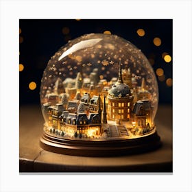 Snow Globe Canvas Print