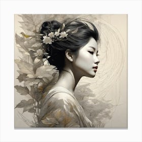 Asian Woman 15 Canvas Print