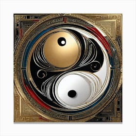 Yin Yang 82 Canvas Print