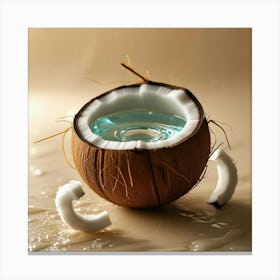 Coconut Water Canvas Print