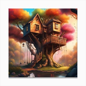 Tree House Canvas Print