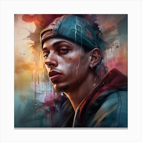 Street Artist Canvas Print