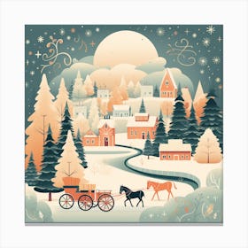 Christmas Village 34 Canvas Print