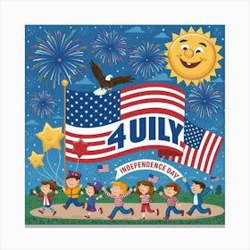 4th Of July Canvas Print