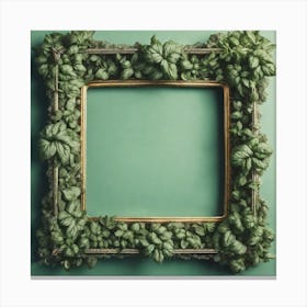 Green Frame 5 Canvas Print