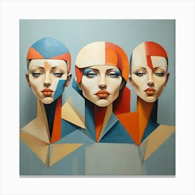 Three Women Canvas Print