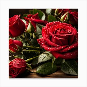 Red Roses 9 Canvas Print