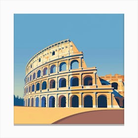 Colosseum in Rome 3 Canvas Print