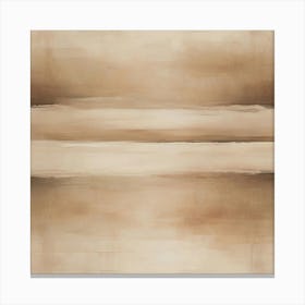 Abstract Nude Horizon A Minimalist Abstract Representation Of A Horizon Where The Sky And Land Mee (1) Canvas Print