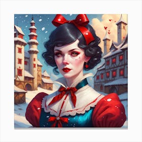 Snow White Canvas Print