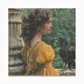 Echantedeasel 93450 Vintage Fine Art Postcard Stylize 750 Ab23676f 1b8f 4e03 A82c D8453a159a8f 0 Canvas Print