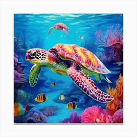 Sea Turtle 1 Canvas Print