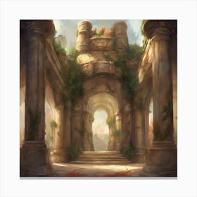 Fantasy Art, Fantasy Painting, Fantasy Painting 1 Canvas Print