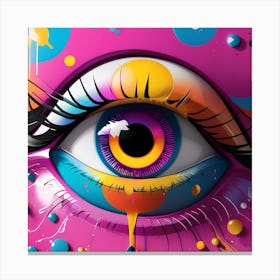 Eye Painting 1 Canvas Print