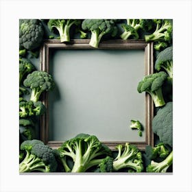 Frame Of Broccoli 6 Canvas Print