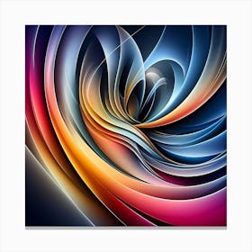 Abstract Swirl 3 Canvas Print