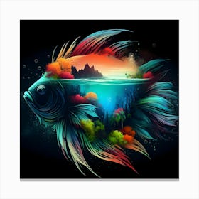 Fish In The Sea 1 Canvas Print