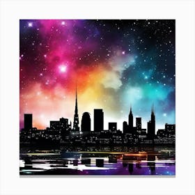 City Skyline 14 Canvas Print