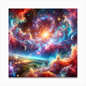 Nebula Painting Toile